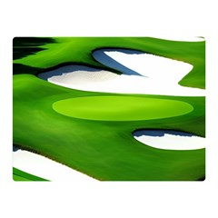 Golf Course Par Green Two Sides Premium Plush Fleece Blanket (mini)