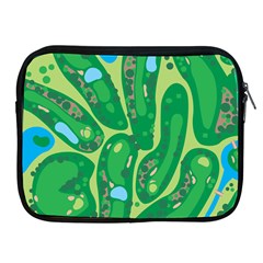 Golf Course Par Golf Course Green Apple Ipad 2/3/4 Zipper Cases by Sarkoni