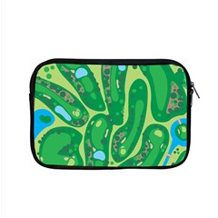 Golf Course Par Golf Course Green Apple Macbook Pro 15  Zipper Case by Sarkoni