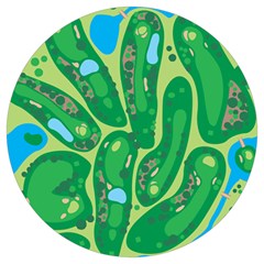 Golf Course Par Golf Course Green Round Trivet by Sarkoni