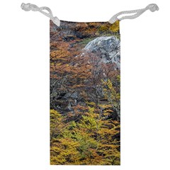 Wilderness Palette, Tierra Del Fuego Forest Landscape, Argentina Jewelry Bag by dflcprintsclothing