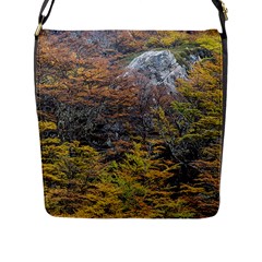 Wilderness Palette, Tierra Del Fuego Forest Landscape, Argentina Flap Closure Messenger Bag (l) by dflcprintsclothing