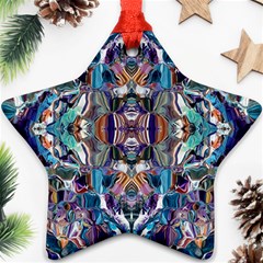  Over The Delta  Ornament (star) by kaleidomarblingart