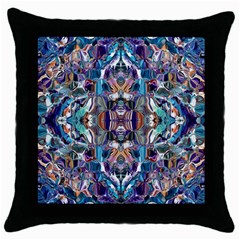  Over The Delta  Throw Pillow Case (black) by kaleidomarblingart