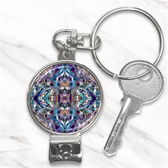  Over The Delta  Nail Clippers Key Chain by kaleidomarblingart