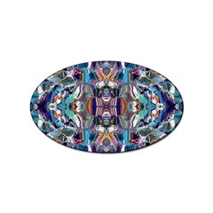  Over The Delta  Sticker Oval (10 Pack) by kaleidomarblingart