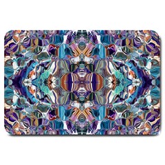  Over The Delta  Large Doormat by kaleidomarblingart