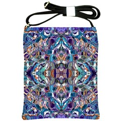  Over The Delta  Shoulder Sling Bag by kaleidomarblingart