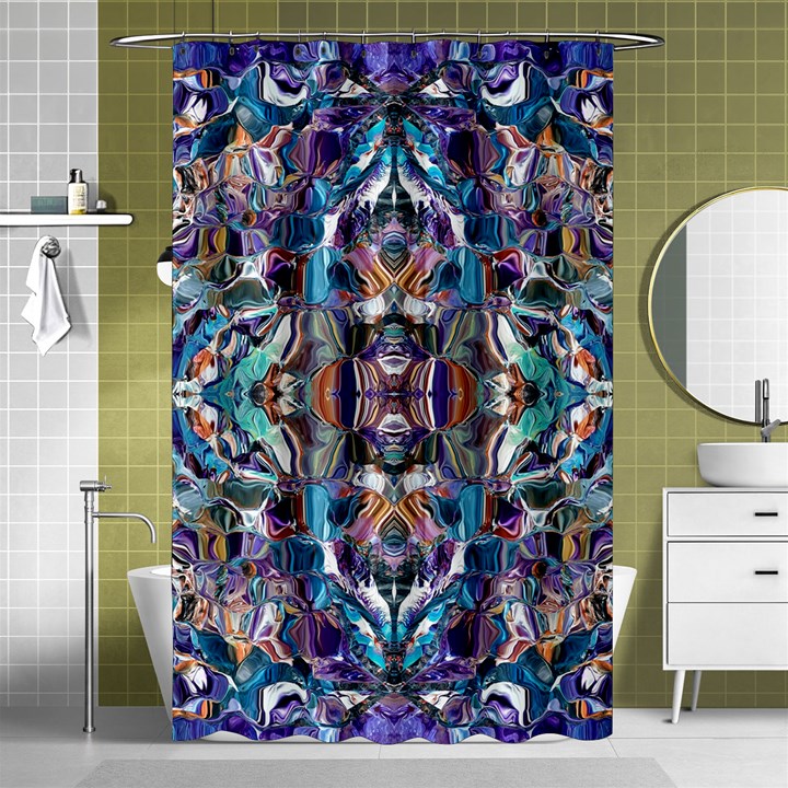  Over The Delta  Shower Curtain 48  x 72  (Small) 