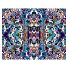  Over The Delta  Premium Plush Fleece Blanket (medium) by kaleidomarblingart