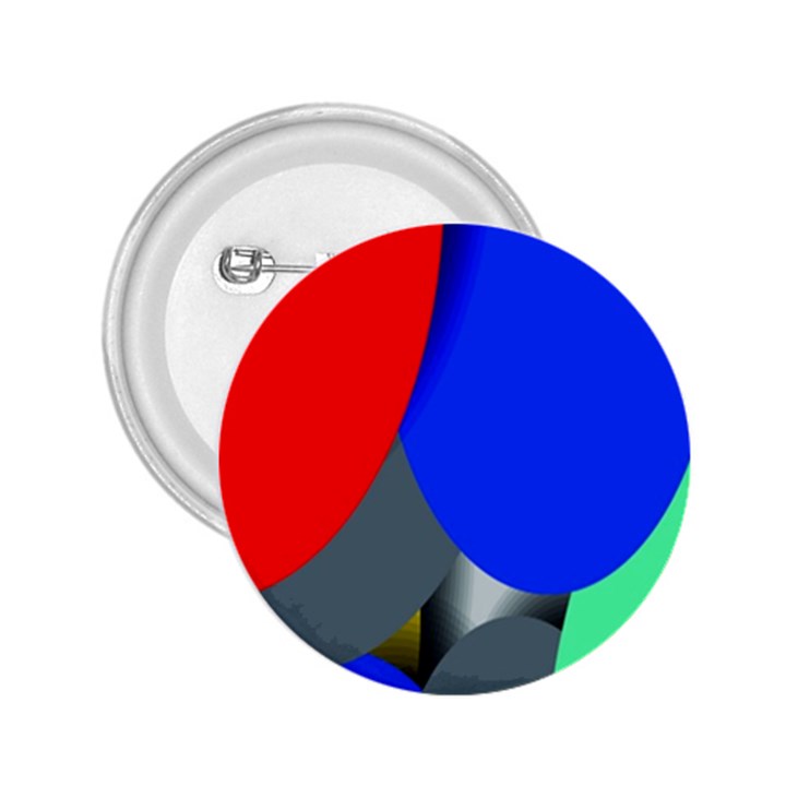 Abstract Circles, Art, Colorful, Colors, Desenho, Modern 2.25  Buttons