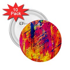 Abstract Design Calorful 2 25  Buttons (10 Pack) 