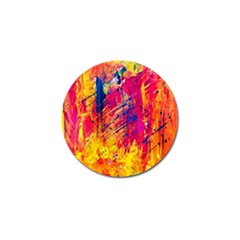 Abstract Design Calorful Golf Ball Marker