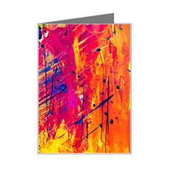 Abstract Design Calorful Mini Greeting Card