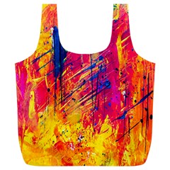 Abstract Design Calorful Full Print Recycle Bag (XL)