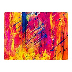 Abstract Design Calorful Two Sides Premium Plush Fleece Blanket (Mini)