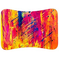 Abstract Design Calorful Velour Seat Head Rest Cushion