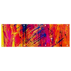 Abstract Design Calorful Banner and Sign 9  x 3 