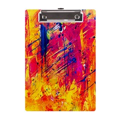 Abstract Design Calorful A5 Acrylic Clipboard