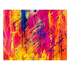 Abstract Design Calorful Premium Plush Fleece Blanket (large) by nateshop