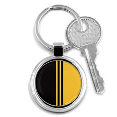 Abstract Design, Minimal, Abstract, Black, Desenho, Flat Key Chain (round) by nateshop