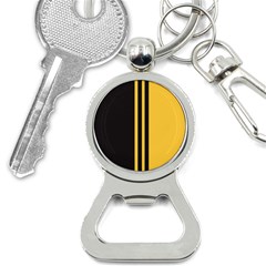 Abstract Design, Minimal, Abstract, Black, Desenho, Flat Bottle Opener Key Chain by nateshop