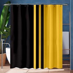 Abstract Design, Minimal, Abstract, Black, Desenho, Flat Shower Curtain 60  X 72  (medium)  by nateshop