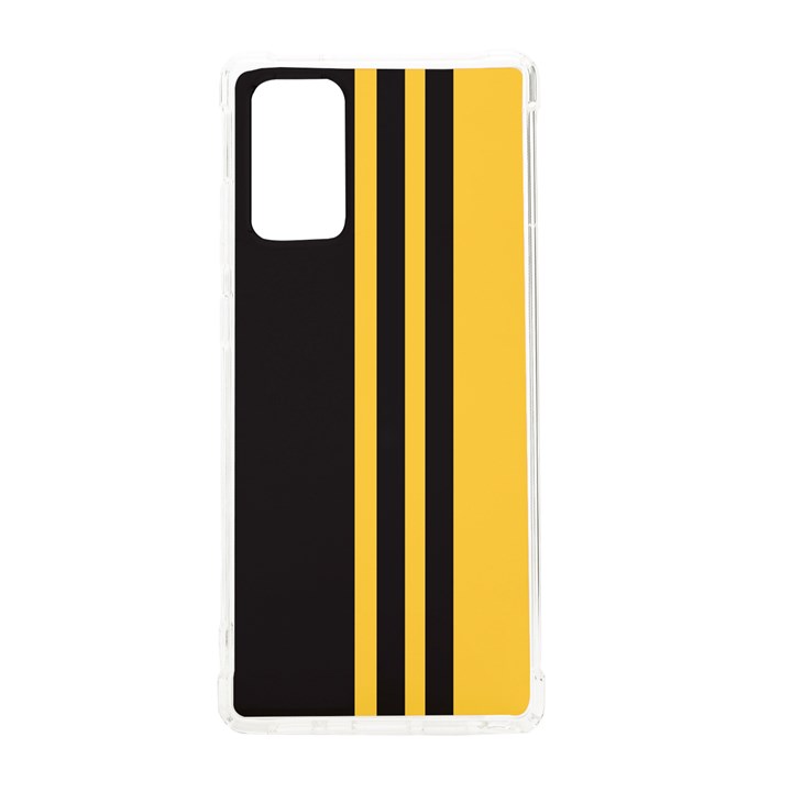 Abstract Design, Minimal, Abstract, Black, Desenho, Flat Samsung Galaxy Note 20 TPU UV Case