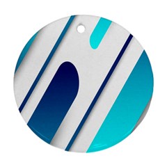 Abstract, Desenho, Flat, Google, Material Ornament (round) by nateshop