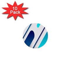 Abstract, Desenho, Flat, Google, Material 1  Mini Buttons (10 Pack) 