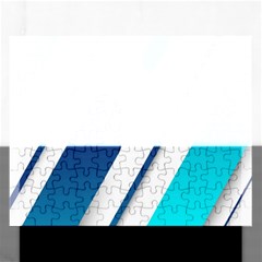 Abstract, Desenho, Flat, Google, Material Rectangular Jigsaw Puzzl by nateshop