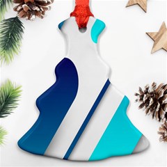 Abstract, Desenho, Flat, Google, Material Christmas Tree Ornament (two Sides) by nateshop