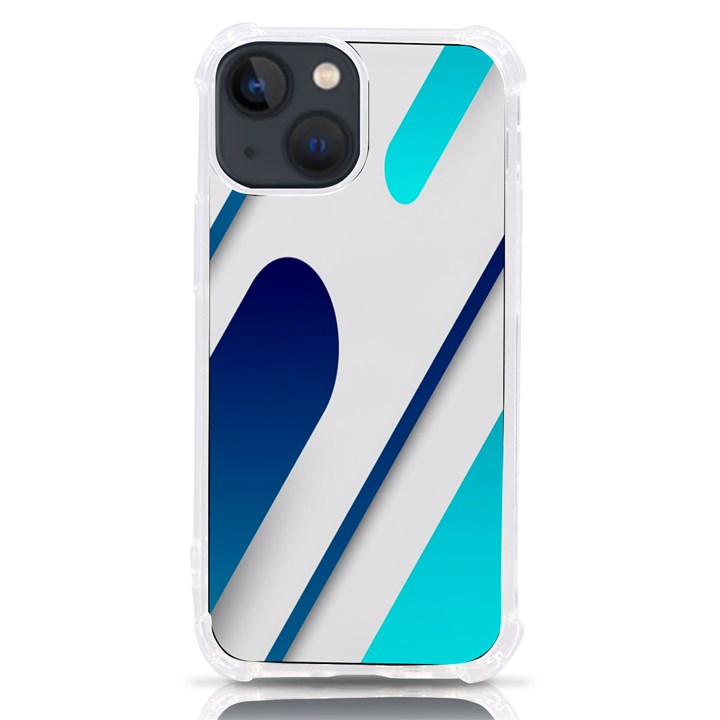 Abstract, Desenho, Flat, Google, Material iPhone 13 mini TPU UV Print Case