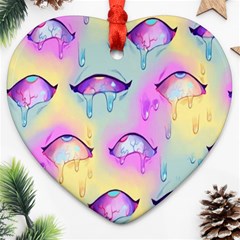 Ahegao, Anime, Pink Ornament (heart)