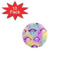 Ahegao, Anime, Pink 1  Mini Magnet (10 Pack)  by nateshop