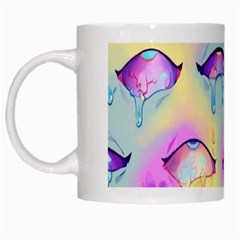 Ahegao, Anime, Pink White Mug by nateshop