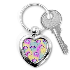 Ahegao, Anime, Pink Key Chain (heart) by nateshop