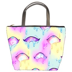 Ahegao, Anime, Pink Bucket Bag by nateshop