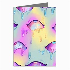 Ahegao, Anime, Pink Greeting Cards (pkg Of 8) by nateshop