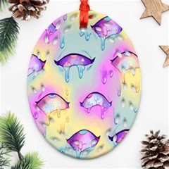 Ahegao, Anime, Pink Ornament (oval Filigree) by nateshop