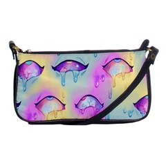 Ahegao, Anime, Pink Shoulder Clutch Bag by nateshop