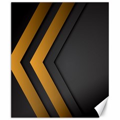 Black Gold Background, Golden Lines Background, Black Canvas 20  X 24 