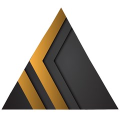 Black Gold Background, Golden Lines Background, Black Wooden Puzzle Triangle by nateshop