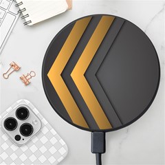 Black Gold Background, Golden Lines Background, Black Wireless Fast Charger(black) by nateshop