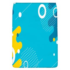 Blue Yellow Abstraction, Creative Backgroun Removable Flap Cover (l) by nateshop