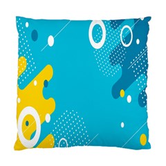 Blue Yellow Abstraction, Creative Backgroun Standard Cushion Case (two Sides) by nateshop