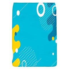 Blue Yellow Abstraction, Creative Backgroun Removable Flap Cover (s) by nateshop