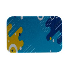 Blue Yellow Abstraction, Creative Backgroun Open Lid Metal Box (silver)   by nateshop