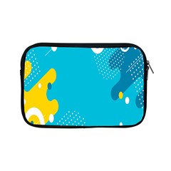 Blue Yellow Abstraction, Creative Backgroun Apple Ipad Mini Zipper Cases by nateshop