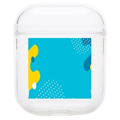 Blue Yellow Abstraction, Creative Backgroun Airpods 1/2 Case by nateshop